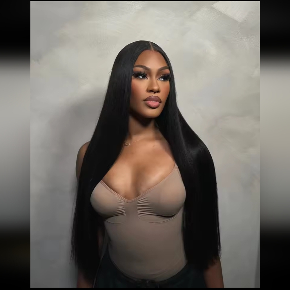 Human lace wig